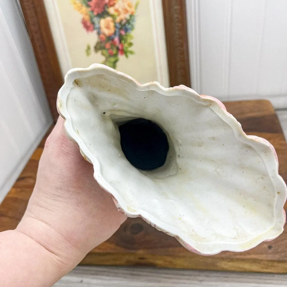 Vintage Ceramic Swan Vase Planter: White Goose‎ Decor